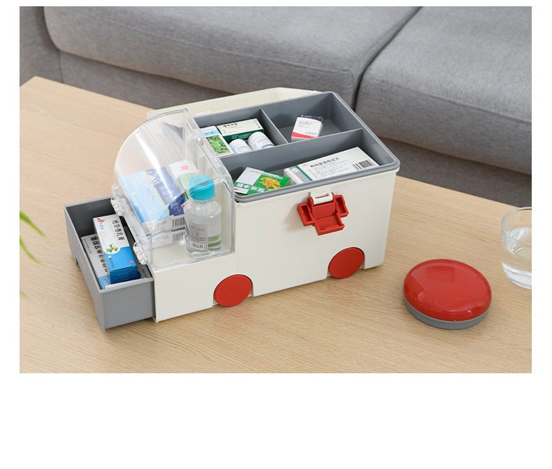 خزانة أدوات طبية متعددة الأقسا - مراجعة First Aid Kit وسعره